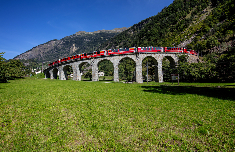 Schweiz Bernina Express - Davos